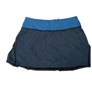 Lululemon Blue Pleated Tennis Running Skirt - US 4